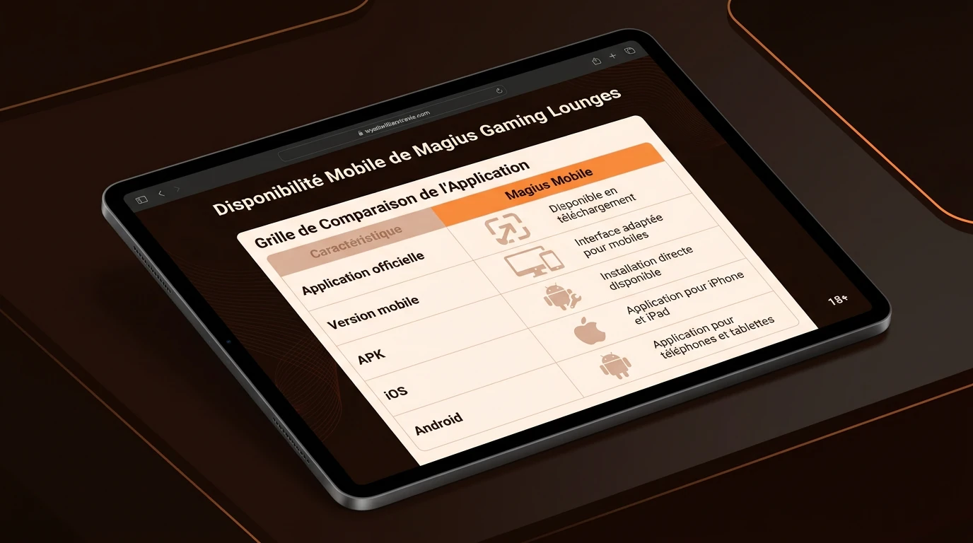 Tableau de disponibilité mobile Magius