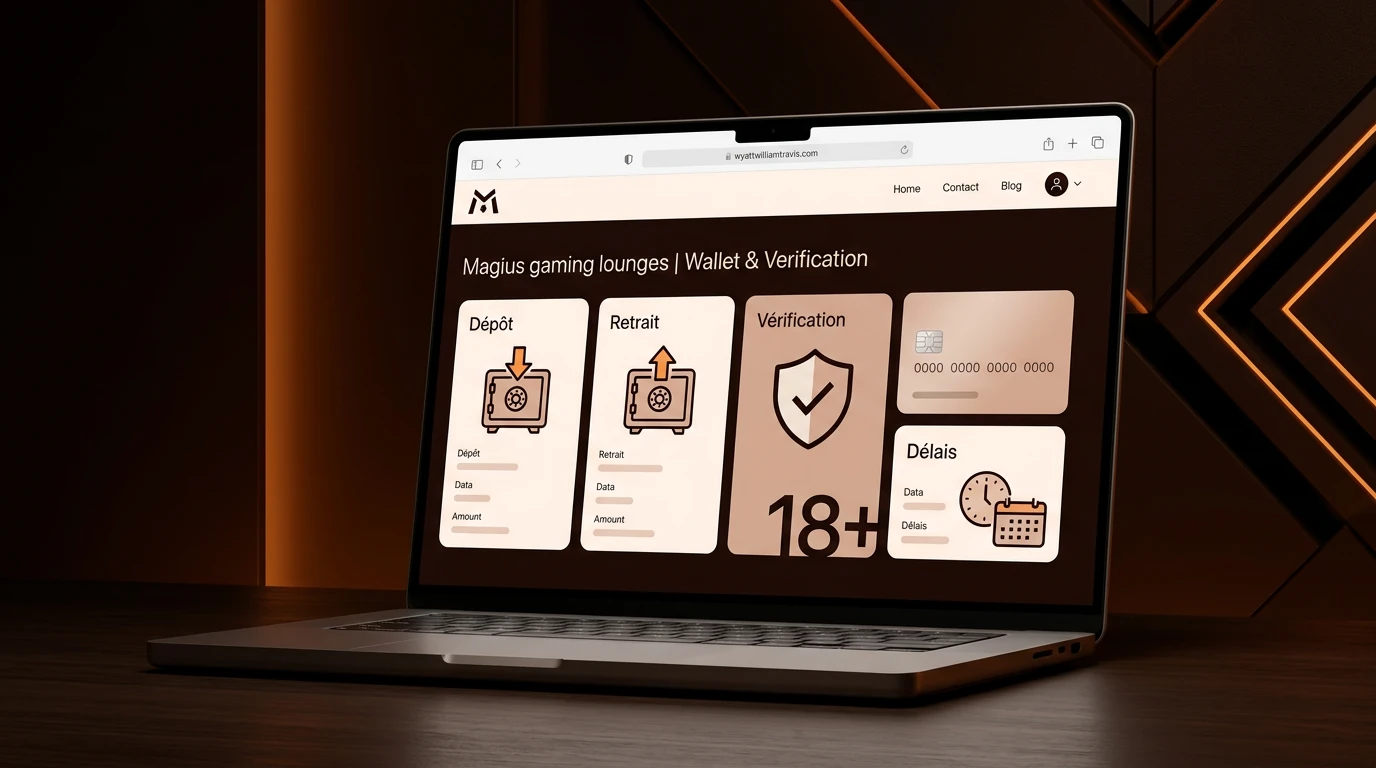 Paiements Magius : comprendre les dépôts, retraits et vérification du compte